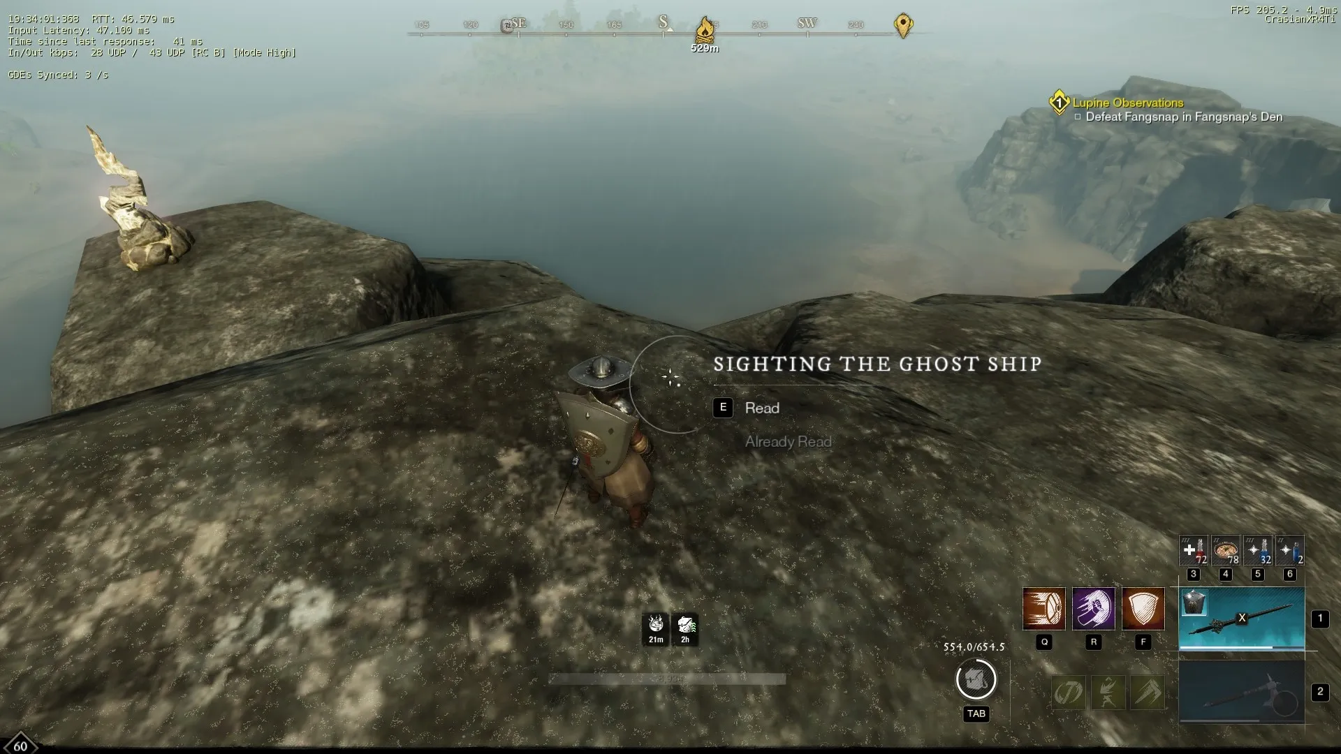 Sighting the Ghost Ship - New World Map - aeternum-map.th.gl